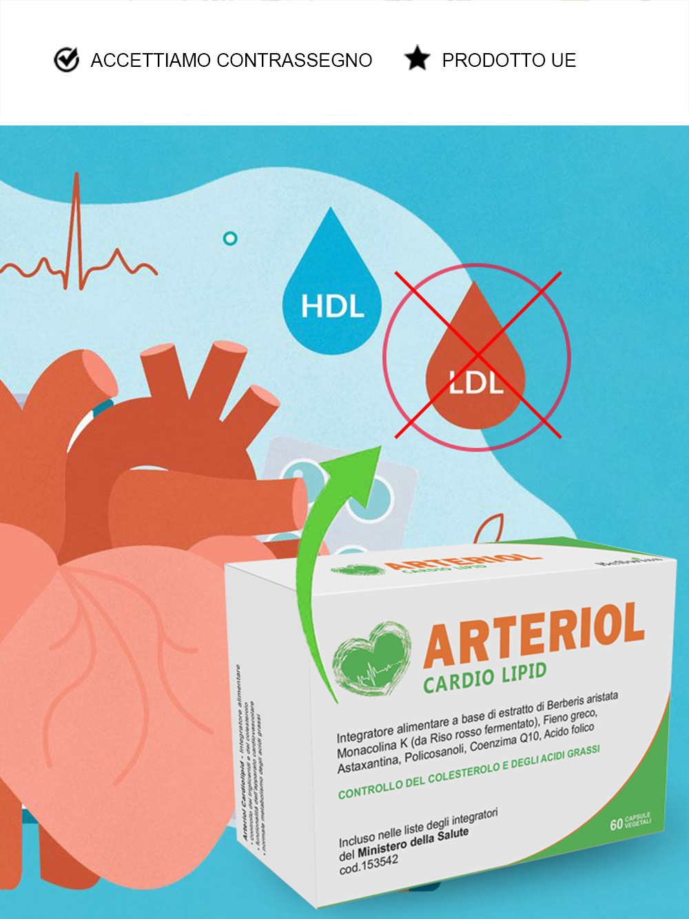arteriol-integratore-colesterolo-soppressore-ldl