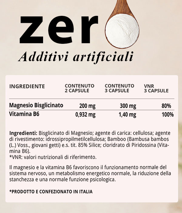 6-ingredients zero additivi