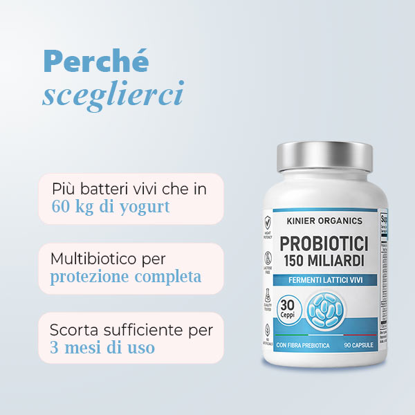 probiotici forti kinier organics