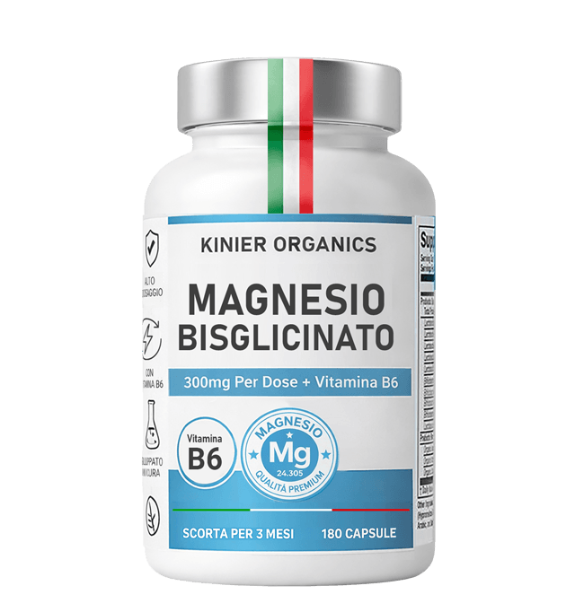 Magnesio Bisglicinato Chelato con Vitamina B6